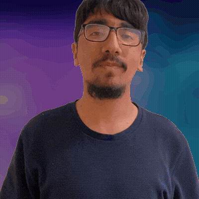 Man In Glasses And Black Shirt Clapping GIF