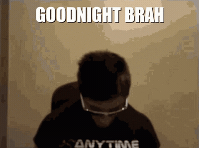 Man In Glasses And Black Shirt Saying Anytime GIF