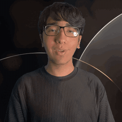 Man In Glasses And Black Shirt Saying Fernando GIF