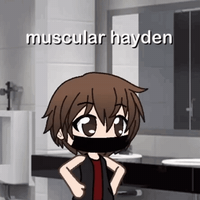 Man In Glasses And Black Shirt With Name Hayden Kessler GIF