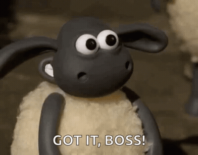 Man In Glasses And Blue Shirt Saying Yes Boss GIF