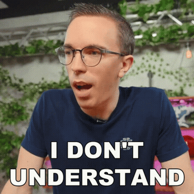 Man In Glasses And Blue Shirt Says I Don't Understand GIF