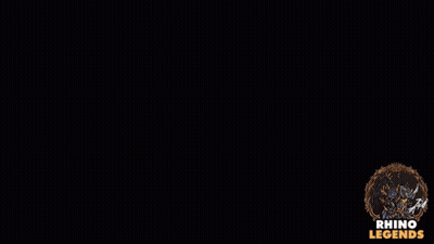 Man In Glasses And Crown With Rhino Legends GIF