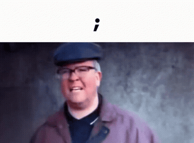 Man In Glasses And Hat With I GIF