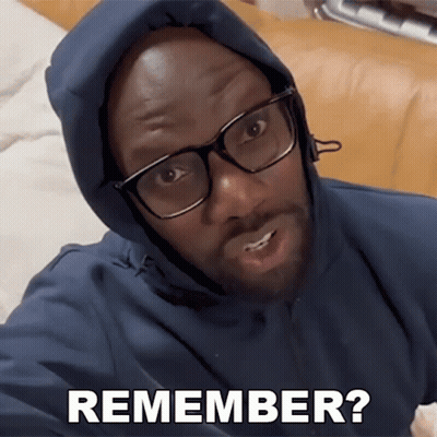 Man In Glasses And Hood Saying Remember GIF