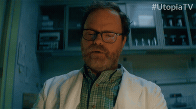 Man In Glasses And Lab Coat #UtopiaTV GIF