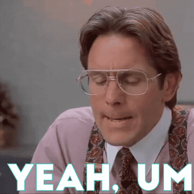 Man In Glasses And Pink Shirt Saying Yeah Um GIF