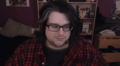 Man In Glasses And Plaid Shirt GIF