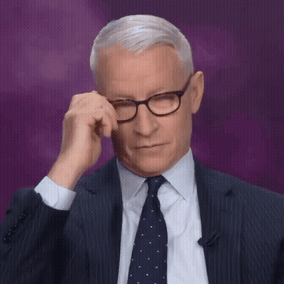 Man In Glasses And Suit Adjusting Glasses GIF