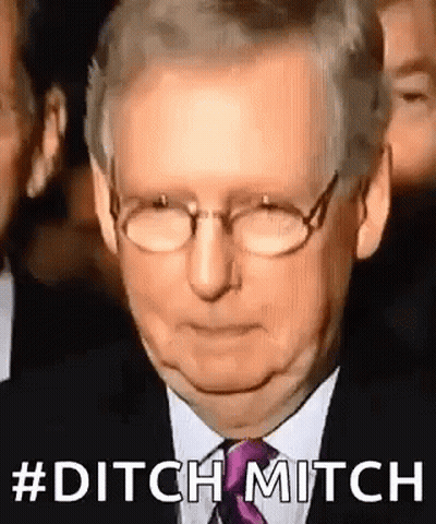 Man In Glasses And Suit Ditch Mitch GIF