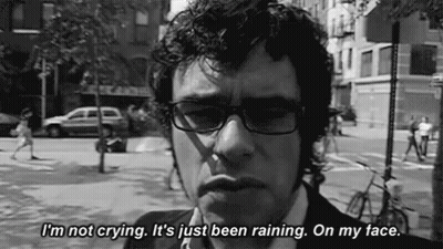 Man In Glasses And Suit I'm Not Crying GIF
