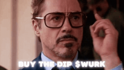 Man In Glasses And Suit Says Buy The Dip Wurk GIF