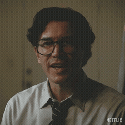 Man In Glasses And Tie Saying I Don't Want To Netflix GIF