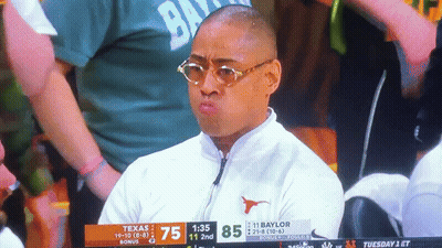 Man In Glasses And White Jacket With Bull GIF