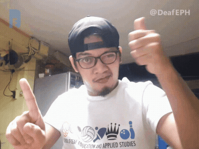 Man In Glasses And White Shirt Deaf Education And Applied Studies GIF
