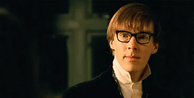 Man In Glasses And White Shirt Smiling GIF