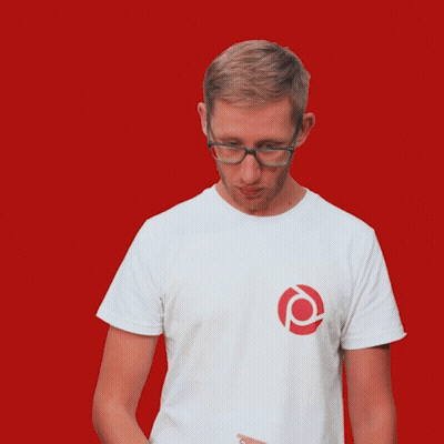 Man In Glasses And White T-Shirt Holding Money GIF