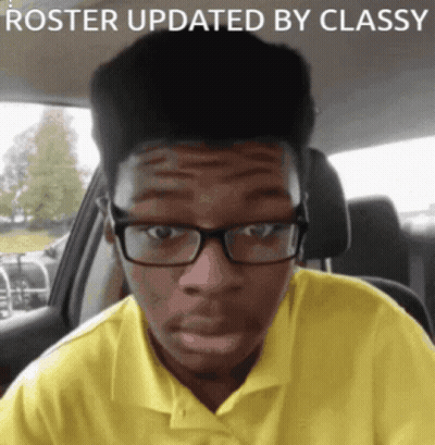 Man In Glasses And Yellow Roster Updated Shirt GIF