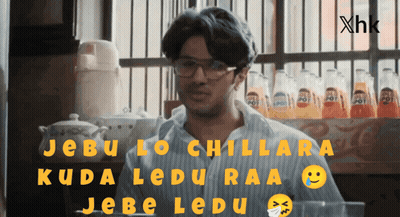 Man In Glasses Before Soda Shelf GIF