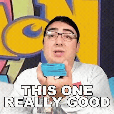 Man In Glasses Blue Item Says This Good GIF