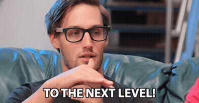 Man In Glasses Couch Saying To Next Level GIF