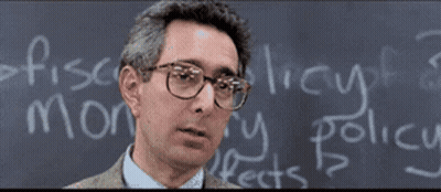 Man In Glasses In Front Of Blackboard Saying Sinema GIF