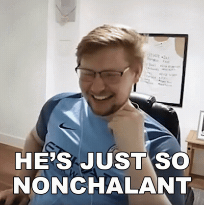 Man In Glasses Smiling Nonchalant GIF
