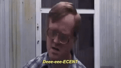 Man In Glasses Standing In Front Of Screen Door GIF