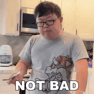 Man In Glasses With Not Bad T-Shirt GIF