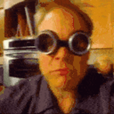 Man In Goggles Taking Selfie GIF