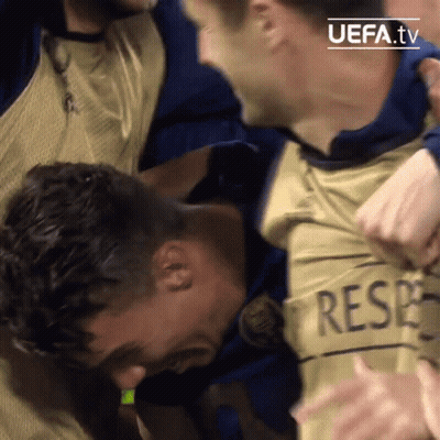Man In Gold Shirt Saying Respect GIF