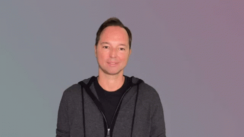 Man In Gray Hoodie Making Funny Face GIF