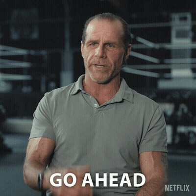 Man In Gray Shirt Says Go Ahead GIF