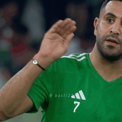 Man In Green Adidas Shirt Number 7 GIF