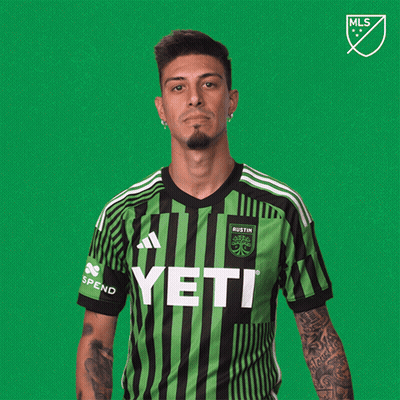Man In Green And Black Striped Yeti Jersey GIF