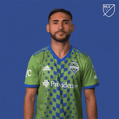 Man In Green And Blue Soccer Jersey Saying Providene GIF
