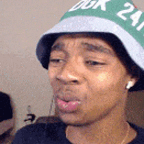 Man In Green And White Hat With Number 24 GIF