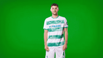 Man In Green And White Hofmann Jersey GIF