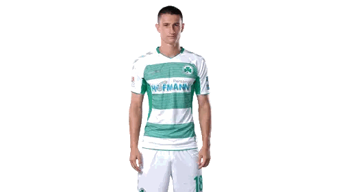 Man In Green And White Hofmann Shirt Sticker