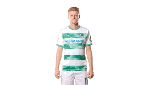 Man In Green And White Hofmann Shirt Sticker