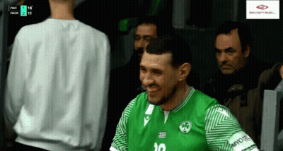 Man In Green And White Jersey Number 10 GIF