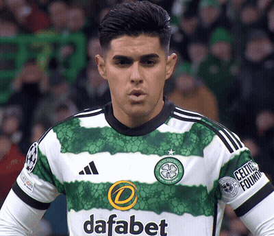 Man In Green And White Jersey With Dafabet GIF