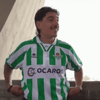 Man In Green And White Striped Shirt Saying Ocarol GIF