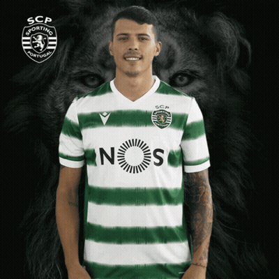 Man In Green And White Striped Shirt With Nos GIF