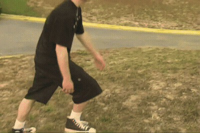 Man In Green Bandana And Black Nirvana Shirt GIF