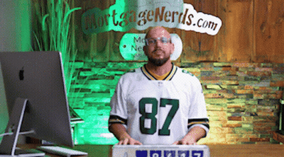 Man In Green Bay Packers Jersey Number 87 GIF
