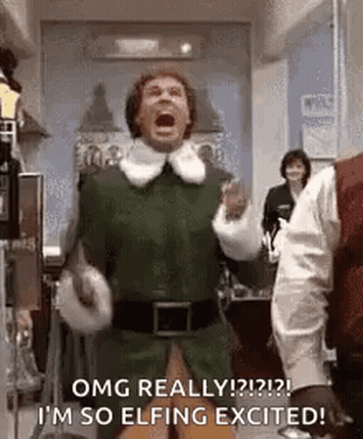 Man In Green Elf Costume Screaming GIF