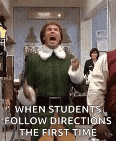 Man In Green Elf Costume Screaming While Woman Looks On GIF