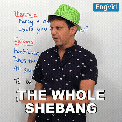 Man In Green Hat Saying Practice Fancy A Day GIF