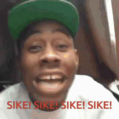 Man In Green Hat Saying Sike GIF